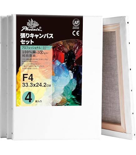 Amazon.co.jp: AUREUO 張りキャンバス セット FSM (22.7cmX15.8cm) 中